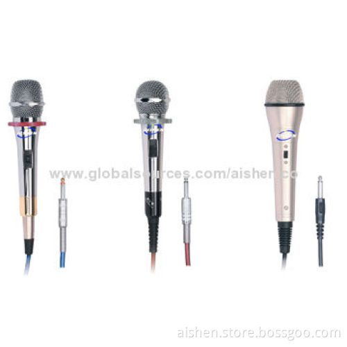 Metal Wired Microphone, Portable